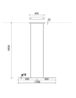 Colgante de techo Torch – Mantra – Lámpara de techo colgante LED 3000K