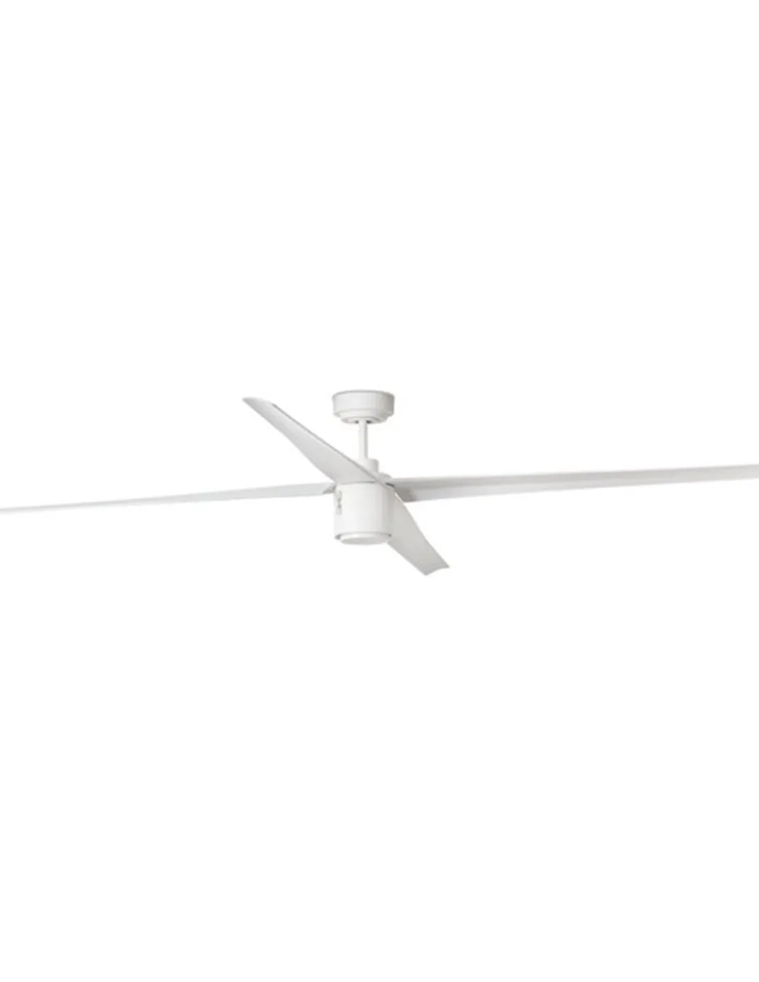 des-Ventilador de techo con luz Attos - Faro - Ventilador XXL blanco, para estancias grandes