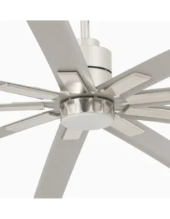 des-Ventilador de techo con luz LED Manhattan - Faro - Lámpara ventilador grande XXL