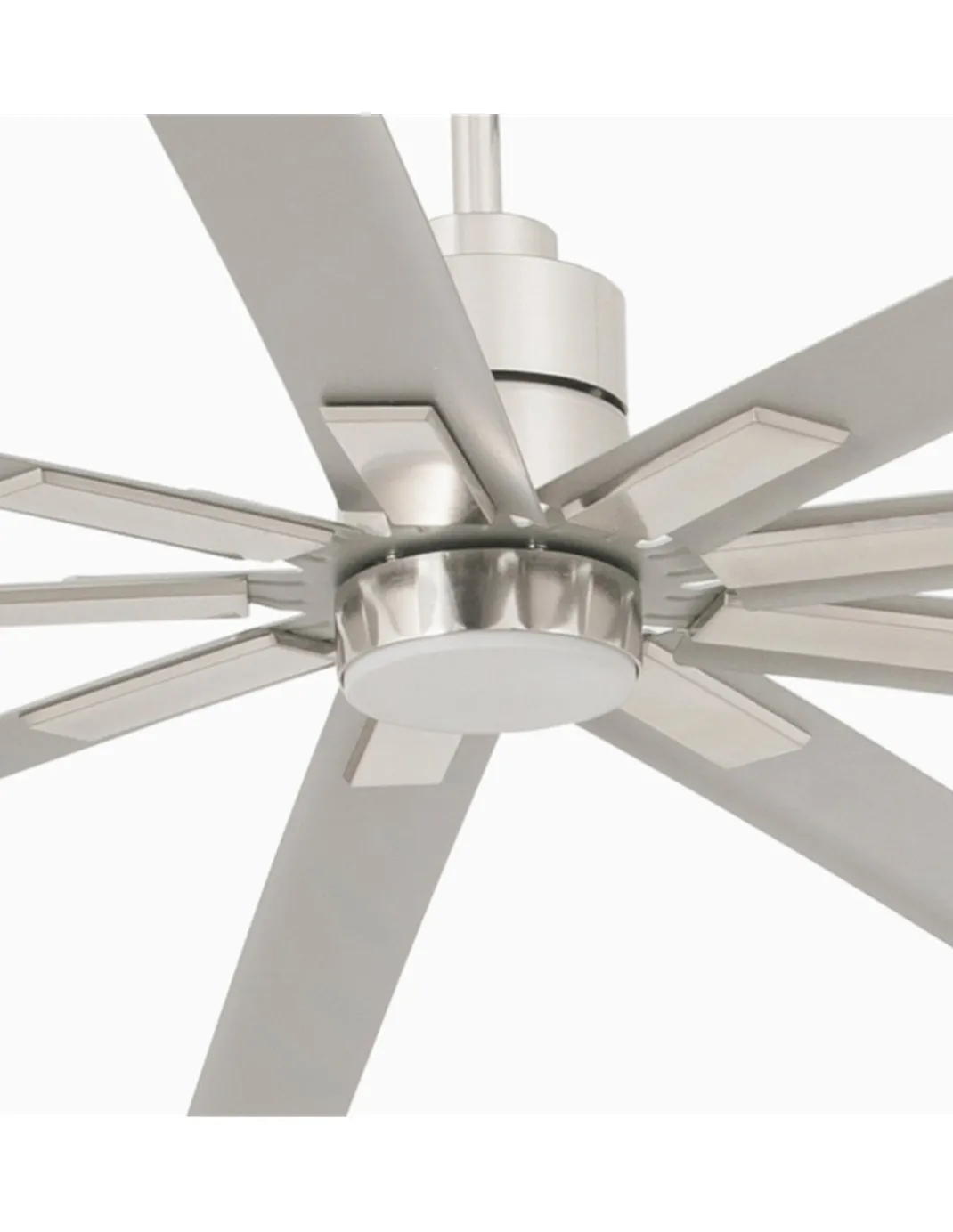 des-Ventilador de techo con luz LED Manhattan - Faro - Lámpara ventilador grande XXL