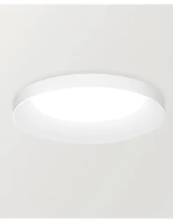 Downlight Stram Mini - Arkoslight - Empotrable de techo blanco LED, Ø 13.5 cm
