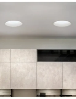 Drop Maxi - Arkoslight - Foco empotrable blanco para baño o exterior Ø 39.5 cm