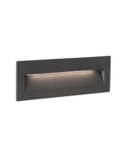 Empotrable de pared de exterior Nat – Faro – Diseño moderno horizontal, lámpara LED