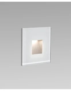 Empotrable de pared de exterior Dart – Faro – Diseño cuadrado en 2 colores