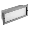 Empotrable de pared de exterior – Tamesis – FORLIGHT – 3 tapas de colores incluidas, Largo: 23,4 cm