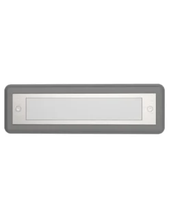 Empotrable de pared Malta - Iberlamp - Foco rectangular de exterior para iluminar escaleras o pasillos