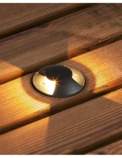 Empotrable de suelo de exterior Mijas - Iberlamp - Lámpara LED redonda Ø 16 cm