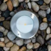 Empotrable de suelo de exterior Niza - Iberlamp - Diseño redondo antracita, Ø 16 cm