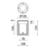 Empotrable de suelo exterior Bora - Novolux Lighting