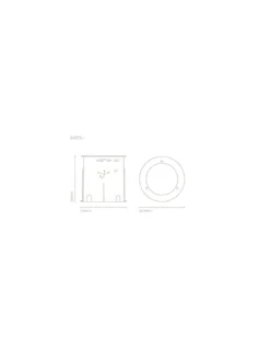 Empotrable de suelo redondo para exterior Parc Ø 23 cm – Nexia