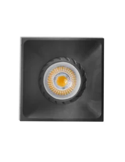 Empotrable de techo cuadrado Neón – Faro – Lámpara GU10, 7.5 cm
