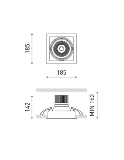 Empotrable de techo Hubble - Arkoslight
