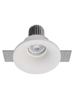 Empotrable de techo Len Round M - Indeluz - Novolux Lighting - Lámpara de techo de yeso, trimless, 13 cm