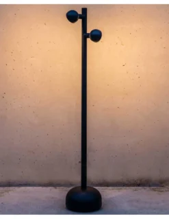 Farola de exterior portátil Brot – Faro – Diseño moderno negro en 2 tamaños