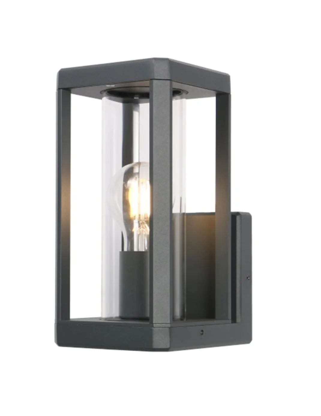 Farol de pared exterior Nevada - Mantra - Lámpara rectangular con vidrio