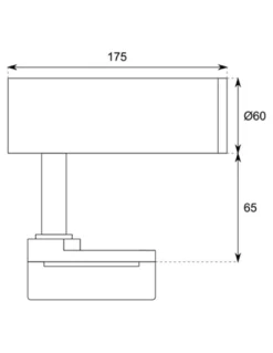 Foco de carril TL16 - Conalux - Lámpara orientable, LED regulable