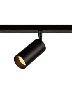 Foco de carril 48V Mini Spotlight - Nexia - Proyector orientable negro