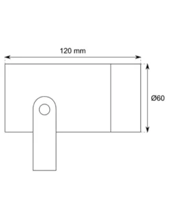Foco de exterior Pika - Conalux - Proyector de exterior negro, IP65