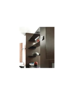 Foco de Pared LED Tub - Pujol - Acero acabado en níquel