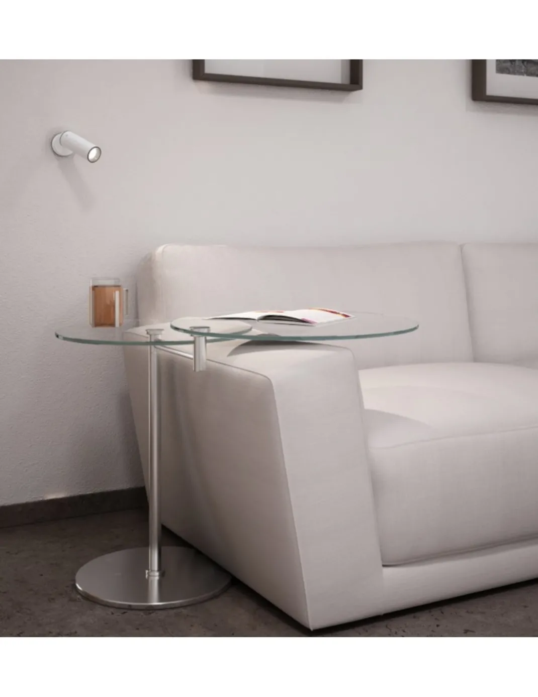 Foco de pared y techo LED en 2 acabados orientable y regulable 2700K – Haul - Milán