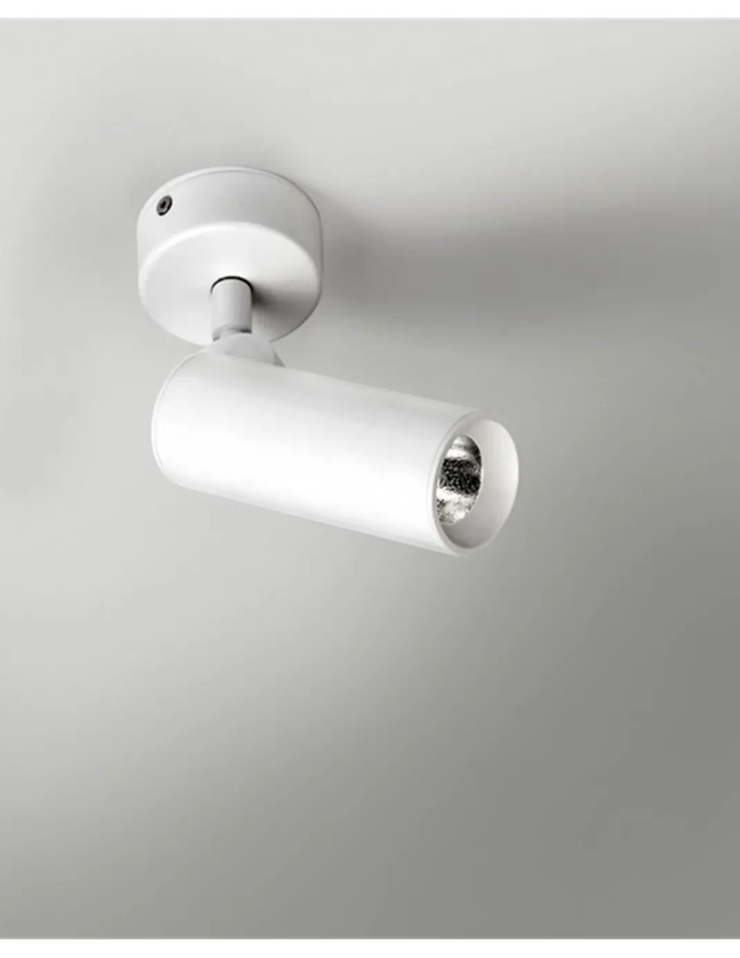 Foco de pared y techo LED en 2 acabados orientable y regulable 2700K – Haul - Milán