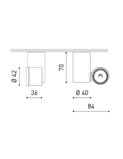 Foco de superficie Io Surface - Arkoslight