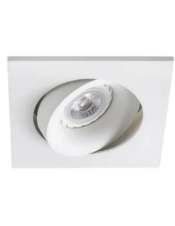 Foco de techo cuadrado Argón – Faro – Downlight GU10, 11.5 cm