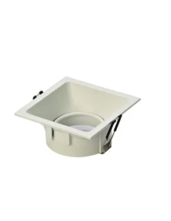 Foco de techo cuadrado Comfort – Mantra – Empotrable de techo downlight GU10, 9.2 cm