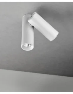 Foco de techo Doble Haul - Milán - Foco de techo LED, 2 Luces orientables, forma cilíndrica