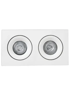 Foco de techo Downlight Argón – Faro – Downlight 2 luces, GU10, 23.2 cm