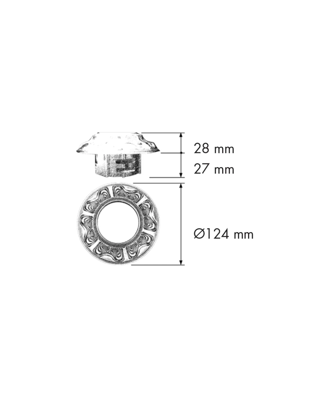 Foco de techo empotrable clásico Siena Swivel & Tilt – Fede