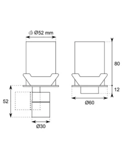 Foco de techo empotrable FE20 - Conalux - Lámpara orientable