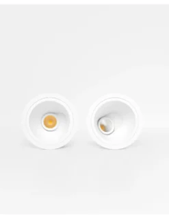 Foco de techo empotrable Pointer - Arkoslight - Downlight redondo orientable LED, Ø 11.2 cm