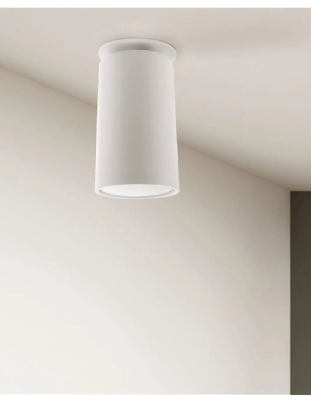 Foco de techo empotrable Sal - Mantra - Foco orientable 1 luz, blanco o negro