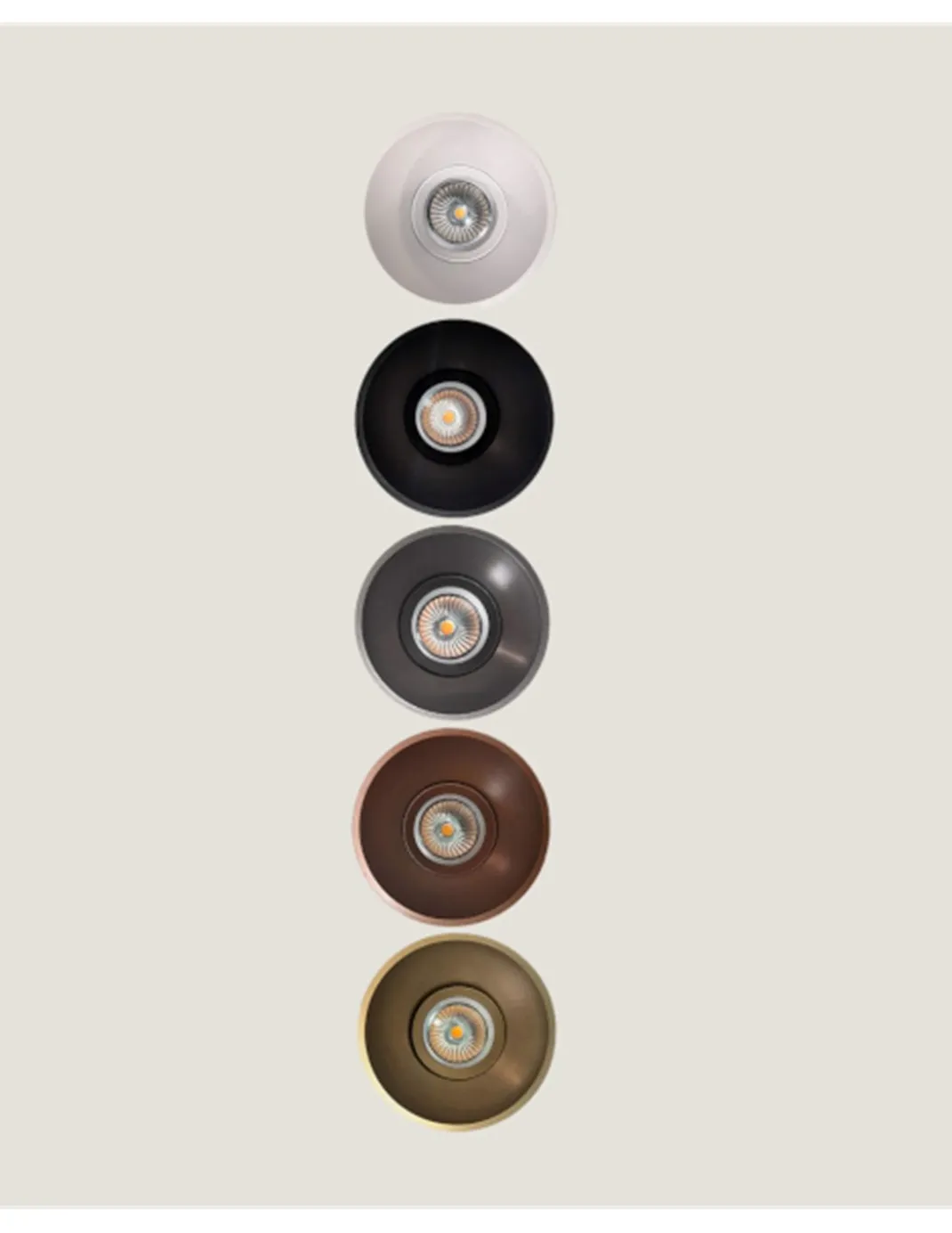 Foco de techo empotrable Tolva S - Nexia - Downlight LED, Ø 6 cm