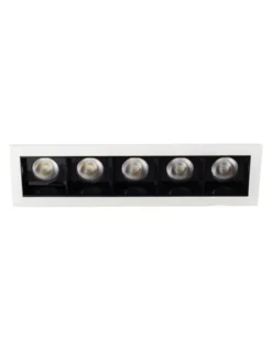 Foco de techo FE23 - Conalux. Multi - Foco empotrable lineal (5 luces)