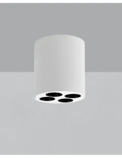 Foco de techo Invisible - ACB - Lámpara de superficie LED cilíndrico multipunto