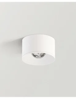 Foco de techo Puck - Arkoslight - Diseño circular en 4 colores, Lámpara LED Ø 8 cm/Ø 9.5 cm