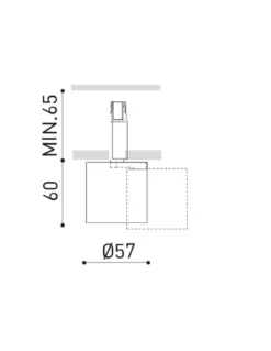 Foco empotrable Magnetic 24V Flip - Arkoslight - Lámpara orientable LED