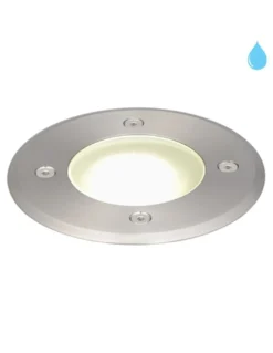 Foco empotrable para suelo Cracov - Conalux - Lámpara de exterior de acero inoxidable, IP67