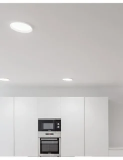 Foco empotrable Stram - Arkoslight - Downlight blanco LED, Ø 22 cm