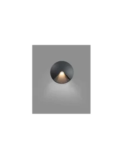 Foco Empotrable Uve - Faro - Foco de exterior redondo, luz en forma de V, SMD LED 2W 3000K