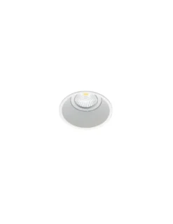 Foco Gap 12V & 230V - Arkoslight - Empotrable blanco Ø 9.6 cm de luz retranqueada