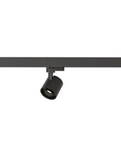 Foco para carril trifásico Hera - Conalux - Proyector orientable negro