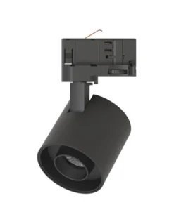 Foco para carril trifásico Hera - Conalux - Proyector orientable negro