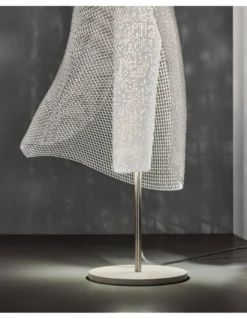 Lampara de mesa Clara - a-emotional light - Lámpara de diseño inspiracional, acabado blanco