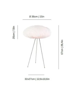 Lampara de mesa Tati - a-emotional light - Lámpara elegante de acero inoxidable