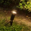 Lámpara aplique con estaca Toni - Faro - Foco de exterior orientable anticorrosivo, acabado negro