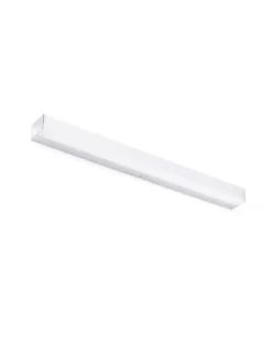 Lámpara aplique para espejos Nilo – Faro – Lámpara de baño, LED 3000K, Blanco/Cromo, 60/90 cm