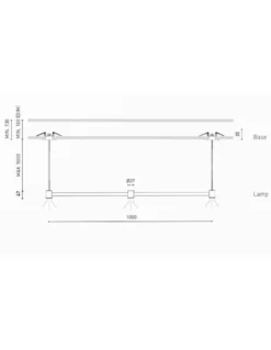 Lámpara Art Base Direct & Indirect - Arkoslight - Diseño minimalista, luz ambiental